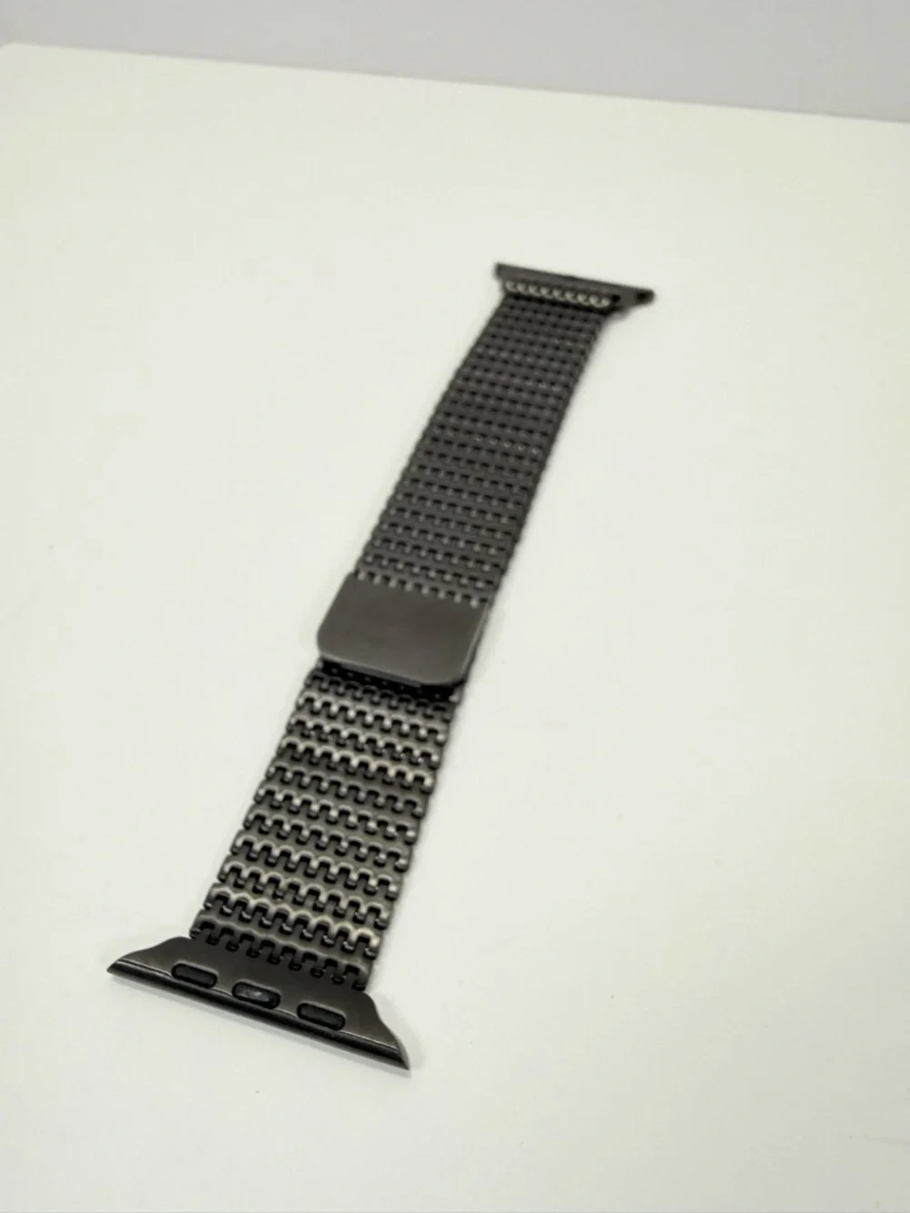 Black Magnetic Metallic Loop for Apple Watch Band Ultra 3/2/1 Band 42/44mm